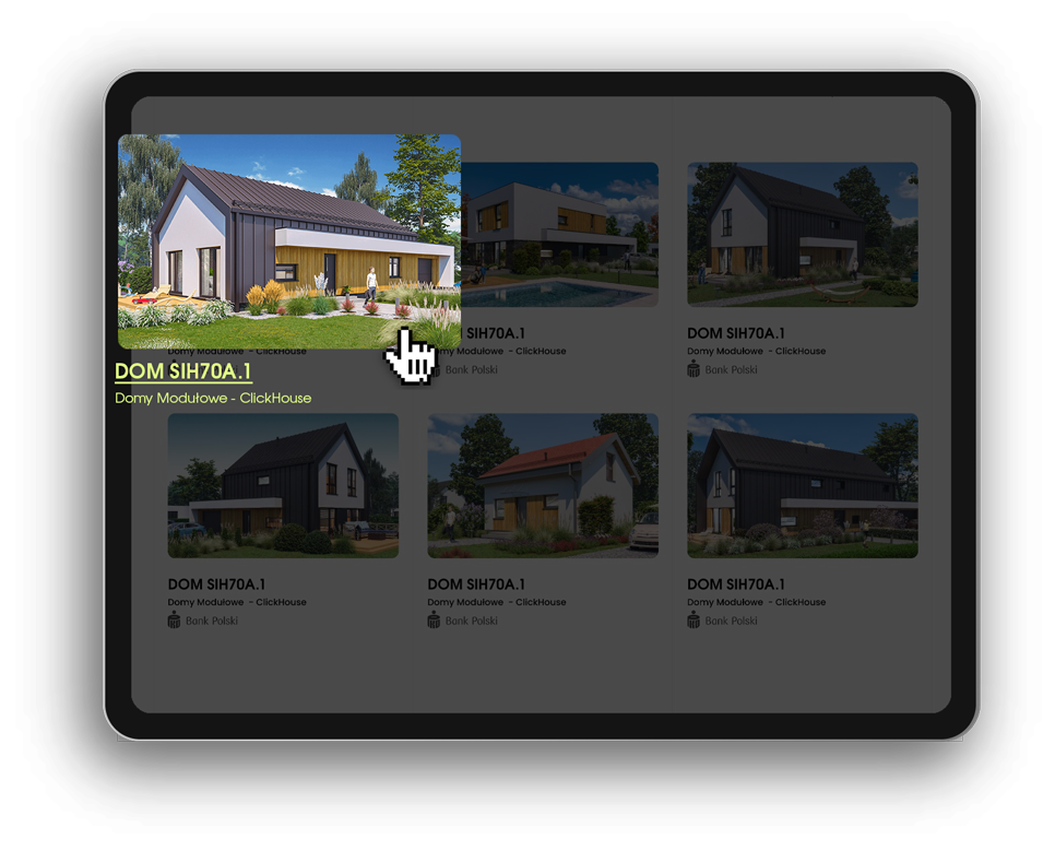 domy modulowe click